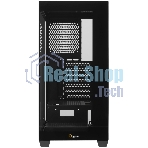 Компьютерный корпус Ocypus Gamma C72 BK ATX/win/black/no PSU/Tempered Glass