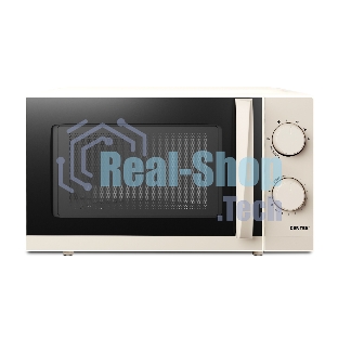 Микроволновая печь Centek CT-1571 бежевый, 20 л, 700 Вт, переключатели - поворотный механизм