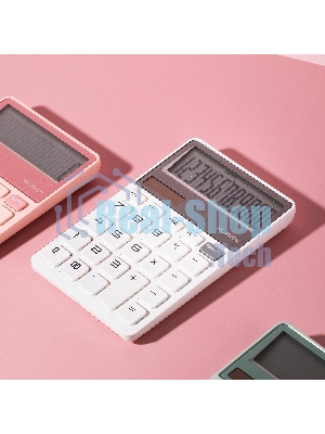Калькулятор настольный Deli Nusign ENS042WHITE белый 12-разр.