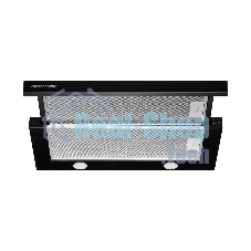 Встраиваемая вытяжка Kuppersberg SLIMTURBO 60 B, 60 см, отвод/рециркуляция, 1500 м3/час, механическое управление, 3 скорости, освещение 2х2 Вт, металлические жироулавливающие фильтры, угольный фильтр KF-ES (опция), 63.4 дБ, обратный клапан, шхвхг:55.2x25.5x28см, черный