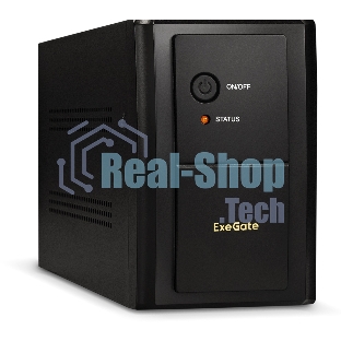 Источник бесперебойного питания ExeGate EP212518RUS Power Back UNB-1000 1000VA, черный, 4 евророзетки