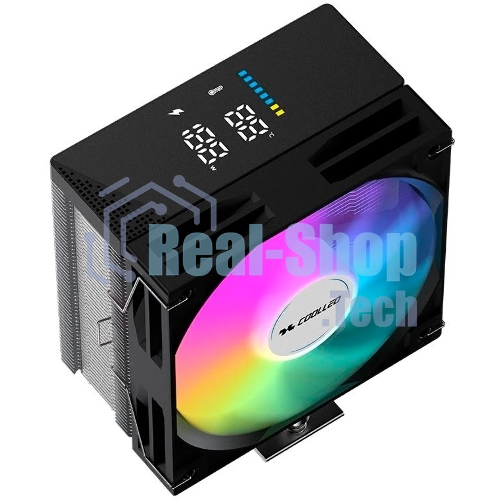 Вентилятор для процессора Coolleo CPU Cooler Etian CL-P50i-DIG-ARGB Intel: LGA 115X/1200/1700/1851 AMD: AM4/AM5 235W TDP