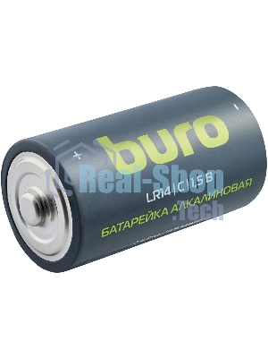 Батарея Buro Alkaline LR14 C 7500mAh (2шт) блистер, 1.5 В