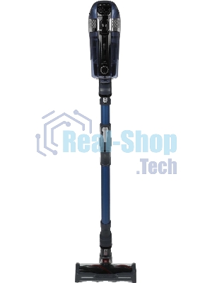 Пылесос вертикальный Tefal X-Force Flex 11.60 Aqua TY9890WO синий/серый, питание от аккумулятора, 130 Вт, уборка сухая/влажная, пылесборник 0.9 л