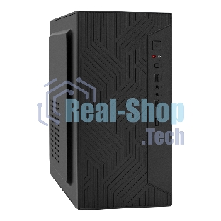 Компьютерный корпус Minitower ExeGate BAA-303-AAA450 (mATX, БП AAA450 с вент. 8см, 2хUSB, HD Audio, черный)