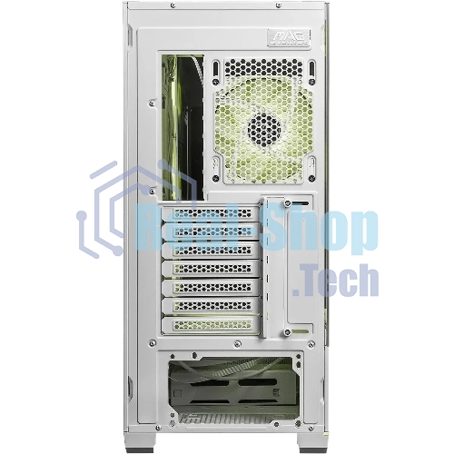 Компьютерный корпус MSI MAG Pano 110R PZ белый без БП ATX 6x120мм 7x140мм 2xUSB 3.0 1xUSB3.1 audio AirDuct bott PSU