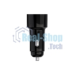 Автомобильное зарядное устройство Maxvi CCM-PS242 Plus T 2хUSB 2.4А + кабель Type-C 1м, черный