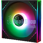 Кулер для корпуса Thermalright TL-M12R-S Reverse (124x120x25mm, 4-pin PWM, ARGB, 34.43CFM, 23.2dBA, 1500RPM, черный)