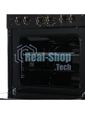 Плита газовая Gefest ПГ 6100-02 0183 черный, конфорок 4 шт, духовка 52 л, 60 см x 85 см x 60 см