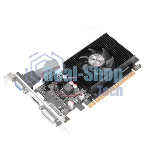 Видеокарта AFOX GT730 2Gb DDR3 PCI-E2.0 2ГБ DDR3, 128 бит, DVI-I, HDMI, VGA (D-Sub), GPU 700 МГц