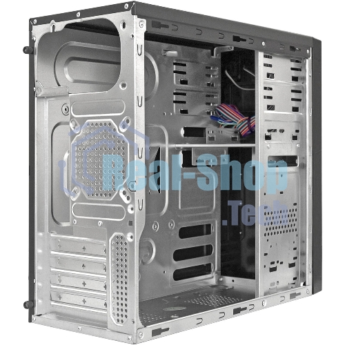 Компьютерный корпус Minitower ExeGate MA-372UX-UNS400 (mATX, БП UNS400 с вент. 12см, 2хUSB+2хUSB3.0, аудио, черный)