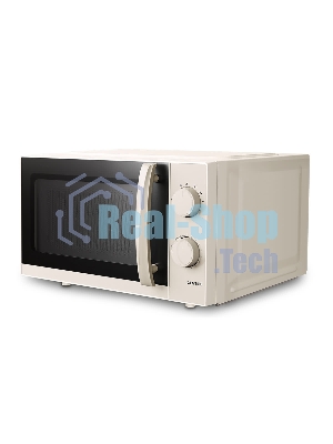 Микроволновая печь Centek CT-1571 бежевый, 20 л, 700 Вт, переключатели - поворотный механизм