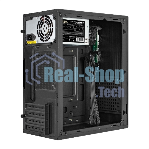 Компьютерный корпус Minitower ExeGate BAA-308MU2-AAA450 (mATX, БП AAA450 с вент. 8см, 1хUSB+2хUSB 3.0, HD Audio, черный)