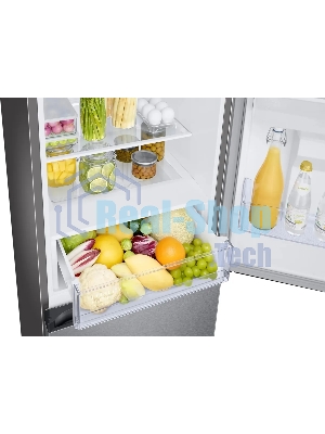 Холодильник Samsung RB34C632ESA/EF графит двухкамерный 227/114л морозилка снизу, No Frost
