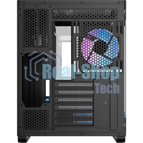 Компьютерный корпус Ocypus Iota C70 BK ARGB ATX/win/black/6 ARGB fans/no PSU/Tempered Glass