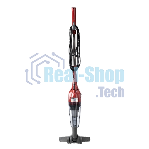 Пылесос вертикальный Centek CT-2565 красный, питание от сети, 200 Вт, уборка сухая, пылесборник 1.2 л
