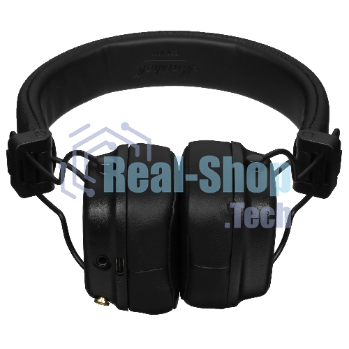 Беспроводные/проводные наушники Marshall Major IV черный, накладные, Bluetooth + проводной, беспроводная зарядка, до 80 ч