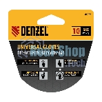 Перчатки универсальные Denzel 68088 искусственный мех, работа с сенсорным экраном, размер 10