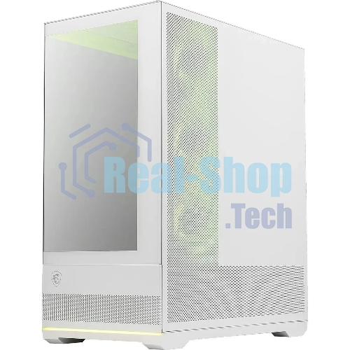 Компьютерный корпус MSI MAG Pano 110R PZ белый без БП ATX 6x120мм 7x140мм 2xUSB 3.0 1xUSB3.1 audio AirDuct bott PSU
