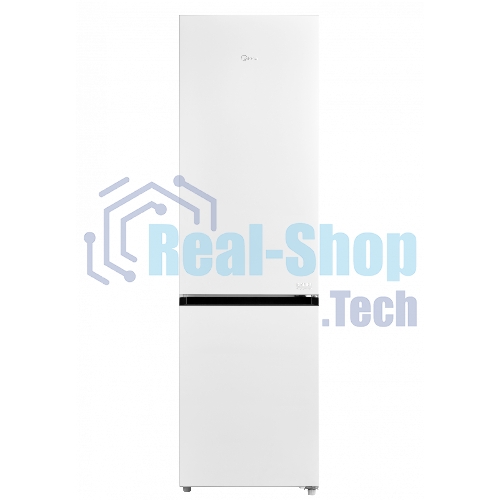 Холодильник Midea MDRB519MGE01ID белый двухкамерный 263/123л морозилка снизу, No Frost