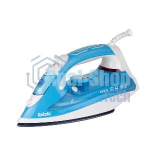 Утюг BBK ISE-2400 бирюзовый/белый, 2400 Вт, 35 г/мин, 140 г/мин, 280 мл