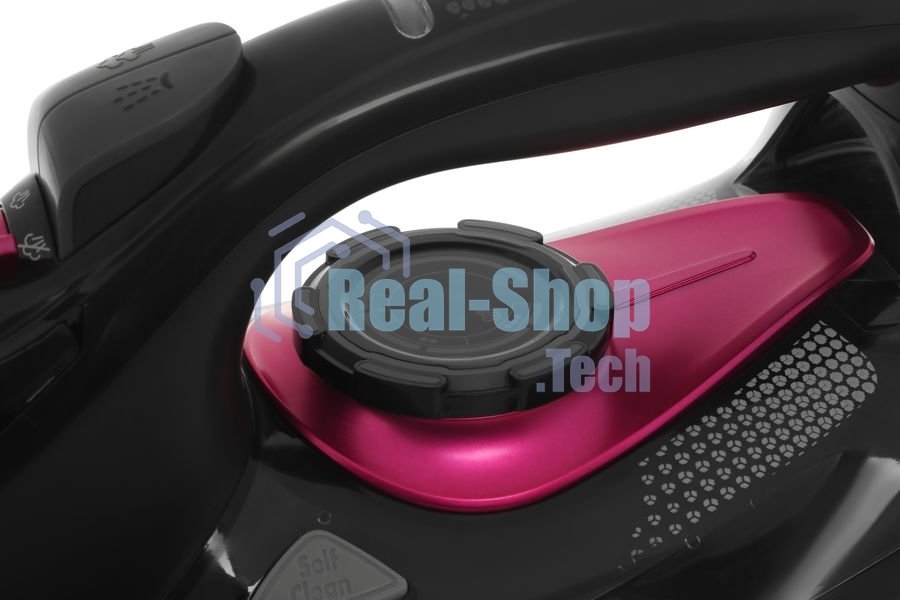 Утюг Vitek VT-IRN1203 черный, 2400 Вт, 23 г/мин, 150 г/мин, 430 мл