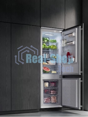 Встраиваемый холодильник Kuppersberg RBN 1762, High-Tech, ВхШхГ 177.2х54х55 см, полезный объем 232 л, Total No Frost, LED освещение, электронное управление, энергоэффективность А++