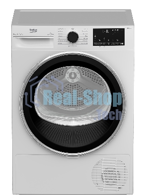 Сушильная машина Beko B3T47238 белый, 7 кг, сушка - тепловой насос, программ - 15, 59.7 x 84.6 x 54.3 см