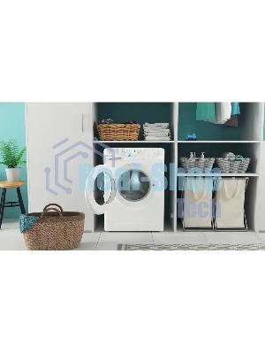 Стиральная машина Indesit BWSB 61051 WWV белый, загрузка фронтальная 6 кг, 1000 об/мин., класс: А
