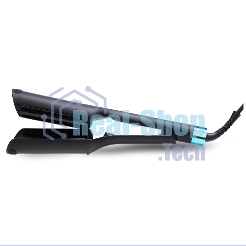 Щипцы для завивки волос Vitek Aquamarine VT-2380 черный/голубой, 32 мм, 200 °C, 3 режима