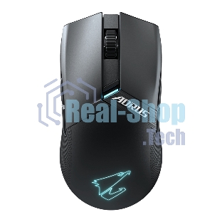 Мышь беспроводная/проводная Gigabyte GM-AORUS M6 черный, 26000 dpi, радиоканал, USB, кнопки - 8