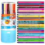 Фломастеры Deli EC150-24 Super Wings 24цв. пластиковая туба