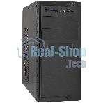 Компьютерный корпус Minitower ExeGate MA-372UX-UNS400 (mATX, БП UNS400 с вент. 12см, 2хUSB+2хUSB3.0, аудио, черный)