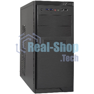 Компьютерный корпус Minitower ExeGate MA-372UX-UNS400 (mATX, БП UNS400 с вент. 12см, 2хUSB+2хUSB3.0, аудио, черный)