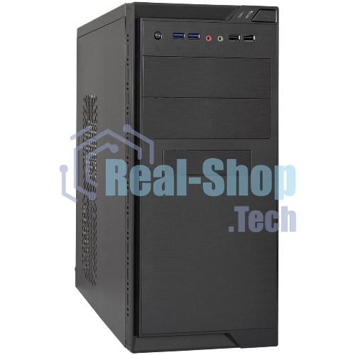 Компьютерный корпус Minitower ExeGate MA-372UX-UNS400 (mATX, БП UNS400 с вент. 12см, 2хUSB+2хUSB3.0, аудио, черный)