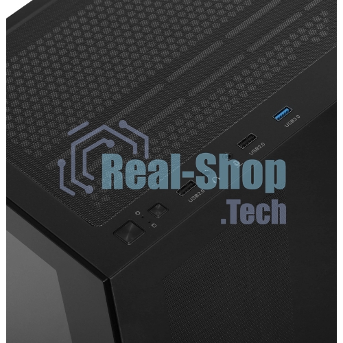 Компьютерный корпус Ocypus Gamma C72 BK ATX/win/black/no PSU/Tempered Glass