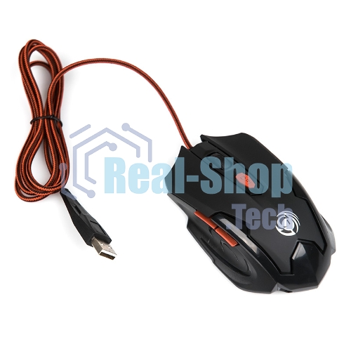 Мышь проводная Dialog Gan-Kata MGK-10U черный, 2400 dpi, USB, кнопки - 6