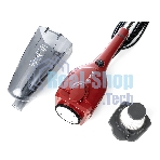 Пылесос вертикальный Centek CT-2565 красный, питание от сети, 200 Вт, уборка сухая, пылесборник 1.2 л