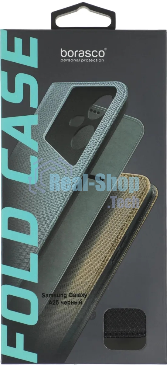 Чехол (клип-кейс) BoraSCO для Samsung Galaxy A25 Microfiber Case черный