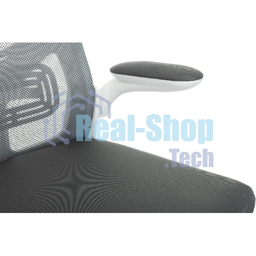 Кресло Бюрократ ASTER N-W TW-04 Neo Grey темно-серый, сетка/ткань, 120 кг, механизм качания