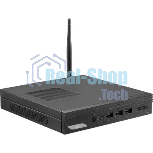 Мини ПК MSI Pro DP10 13M-045BRU i5 1340P (1.9) Iris Xe без ОС 2.5xGbitEth WiFi BT 120W черный (936-B0A611-045)