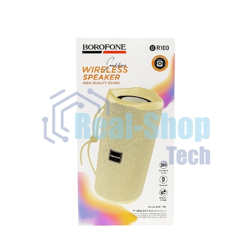 Колонка Bluetooth 6.0 2*5W 1200mAh Borofone BR100 (Beige)