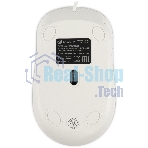 Мышь проводная Oklick 310M белый/серый, 2400 dpi, USB, кнопки - 4