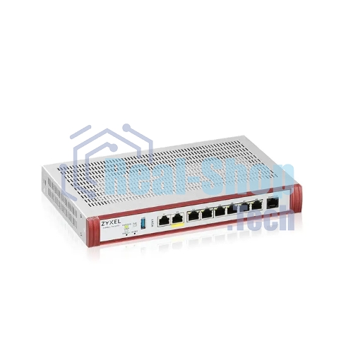 Межсетевой экран Zyxel USG FLEX 200H с подпиской Gold на 1 год (AS, AV, CF, IDP/DPI, Sandboxing, SecuReporter), Rack, 2xRJ-45: 1/2.5G (LAN/WAN), 6xRJ-45: 1G (LAN/WAN), 1xUSB3.0 **