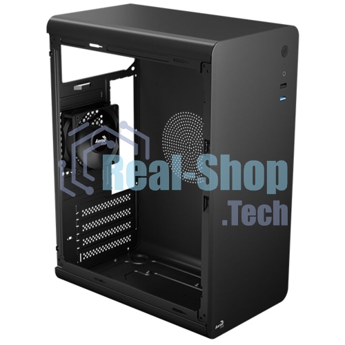 Компьютерный корпус Aerocool / Formula CS-110-S-BK-v1 (mATX, 0.7мм, USB 3.0 x1, USB 2.0 x2, 1x 8см Black Fan)