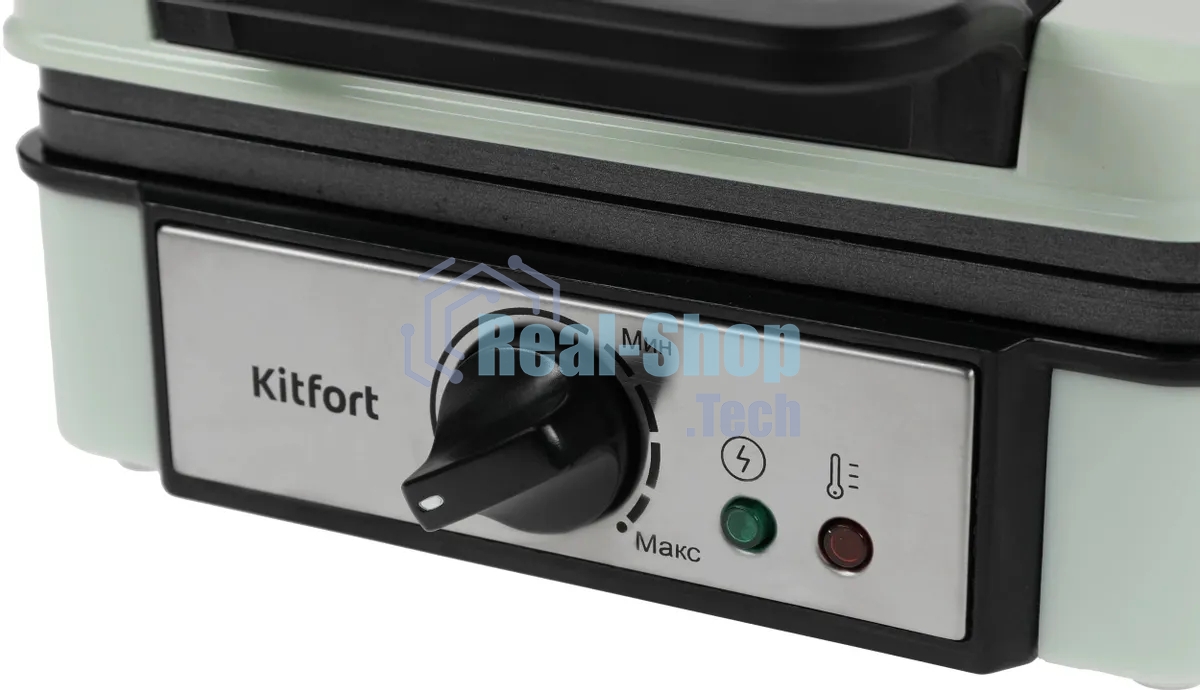 Вафельница Kitfort КТ-1693 1200Вт мятный