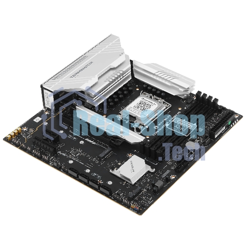 Материнская плата MAXSUN MS-Terminator B760M D5 WIFI 6E, LGA1700, Intel B760, 4xDDR5, 4xSATA, 3xM.2, 1xPCIe 5.0 x16, 1xPCIe 4.0 x4, 1xPCIe 3.0 x1, 1xHDMI, 1xDP, 1x2.5Gb LAN, Wi-Fi 6E, Bluetooth 5.3, 2xUSB-A 10Gbps, 6xUSB-A 2.0, 3x3.5 мм, 5.1, mATX
