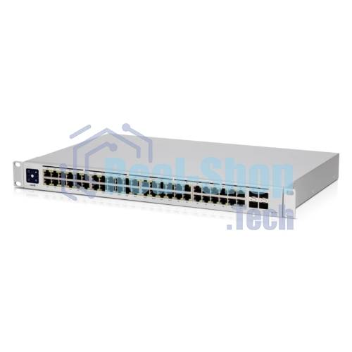 Коммутатор Ubiquiti UniFi USW-48-POE 4SFP 600W управляемый