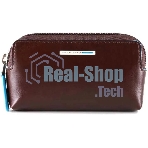 Ключница Piquadro Blue Square PC4216B2/MO, коричневый, натур.кожа