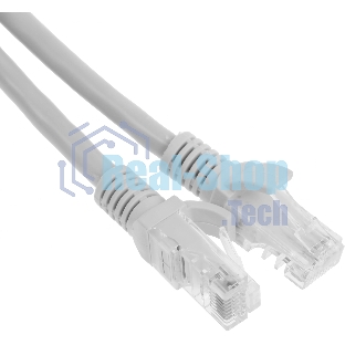 Патч-корд Premier PP6U-3M 10000Гбит/с UTP 4 пары cat.6 CCA molded 3м серый RJ-45 (m)-RJ-45 (m)